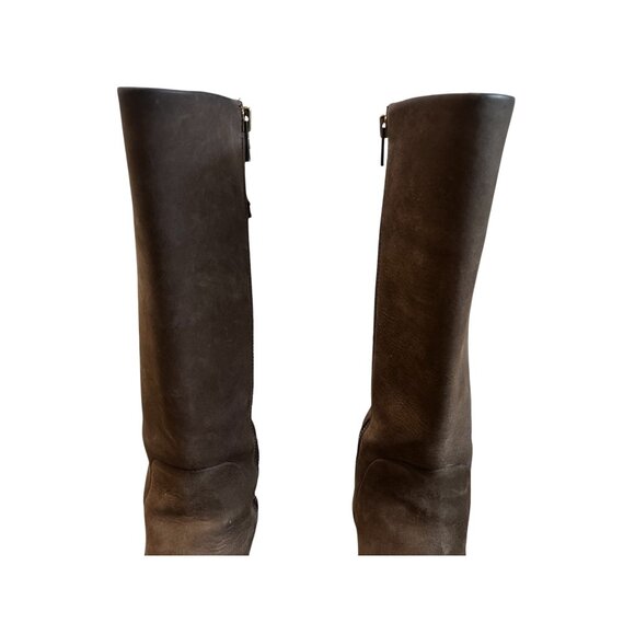 SOLD Ariat Clara H2O Work Boots Women 7.5 Brown Real Leather Tall Equestrian Ful - Picture 16 of 16